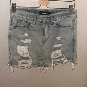 Express Jean Skirt